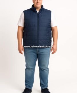 Vesta puf barbati 3xl american bleumarin