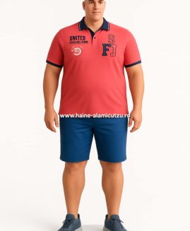 Tricou polo marime mare 2xl rosu